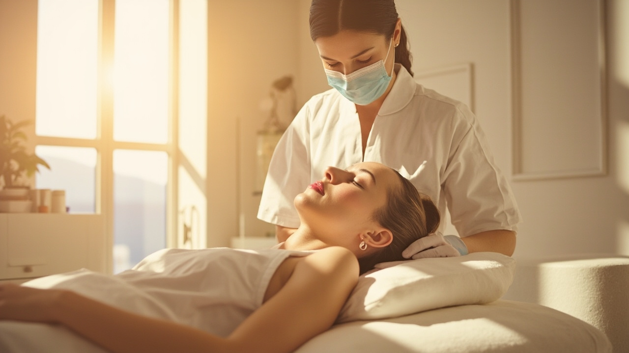Aesthetics treatment room at Touch of Vitality